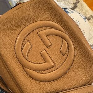 Gucci Brown Leather Crossbody Bag